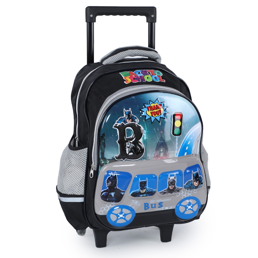 Cartable Scolaire Avec Roulette Pour Garçon 1éme,2éme Année-Motif 1