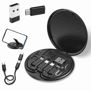 Kit De Câble De Données Multifonctionnel Noir 5 en 1 – 60W