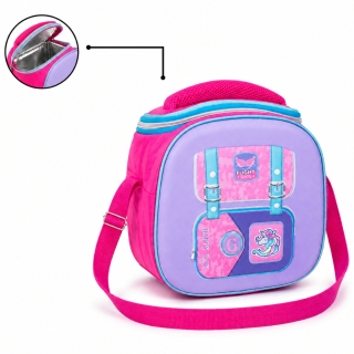 Sac à Gouter 3D Isothermique Portable Pour Filles Motif Licorne
