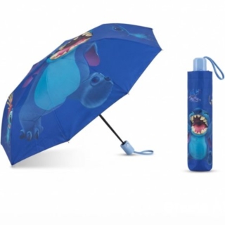 Parapluie Stitch 95 cm Réglable 40-65 cm avec Housse – Bleu Foncé