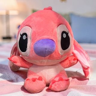Peluche Stitch Angel 25 cm Ultra Douce – Jouet en Peluche Rose