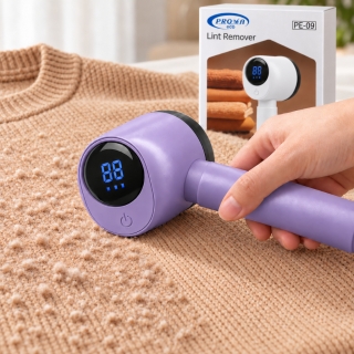 PROVA Rasoir Anti-Peluches Rechargeable USB avec Écran Numérique 