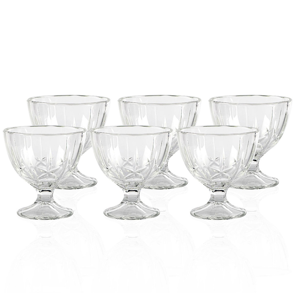 Luminarc coffret de 6 coupes à glace en verre 300 ml