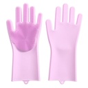 Paire Gants  de Lavage réutilisables en Silicone 