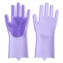 Paire Gants  de Lavage réutilisables en Silicone 