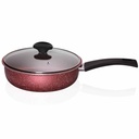Winox Sauteuse Avec Couvercle Série MAGMA - Ø 18 Cm - Super Résistante - 7 Couches