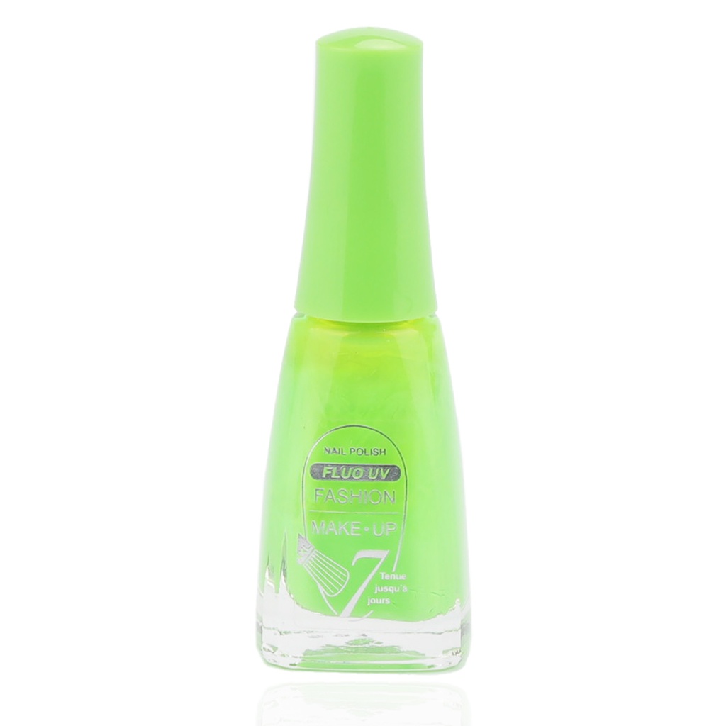 Fashion Make-Up FMU1400408 Vernis à Ongles Fluo Vert 11 ml -Réf 408