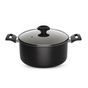 Winox faitout avec couvercle DIAMOND - 20 cm - résistance extrême - 7 couches 