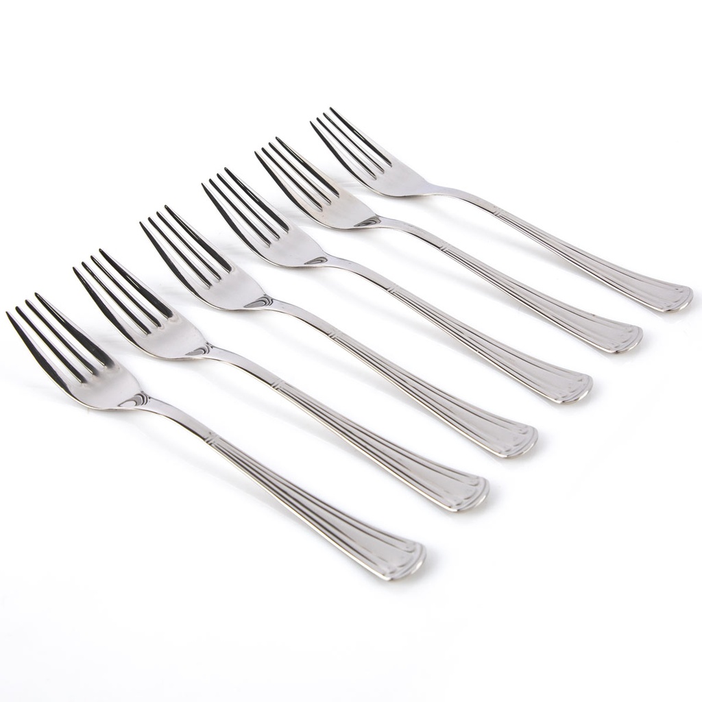 Winox blister de 6 fourchettes à fruit AMBRE - Inox 18/10 - Garantie à vie