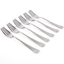 Winox blister de 6 fourchettes à fruit AMBRE - Inox 18/10 - Garantie à vie