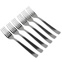 Cok lot de 6 fourchettes GM Milano en acier inoxydable - Argent