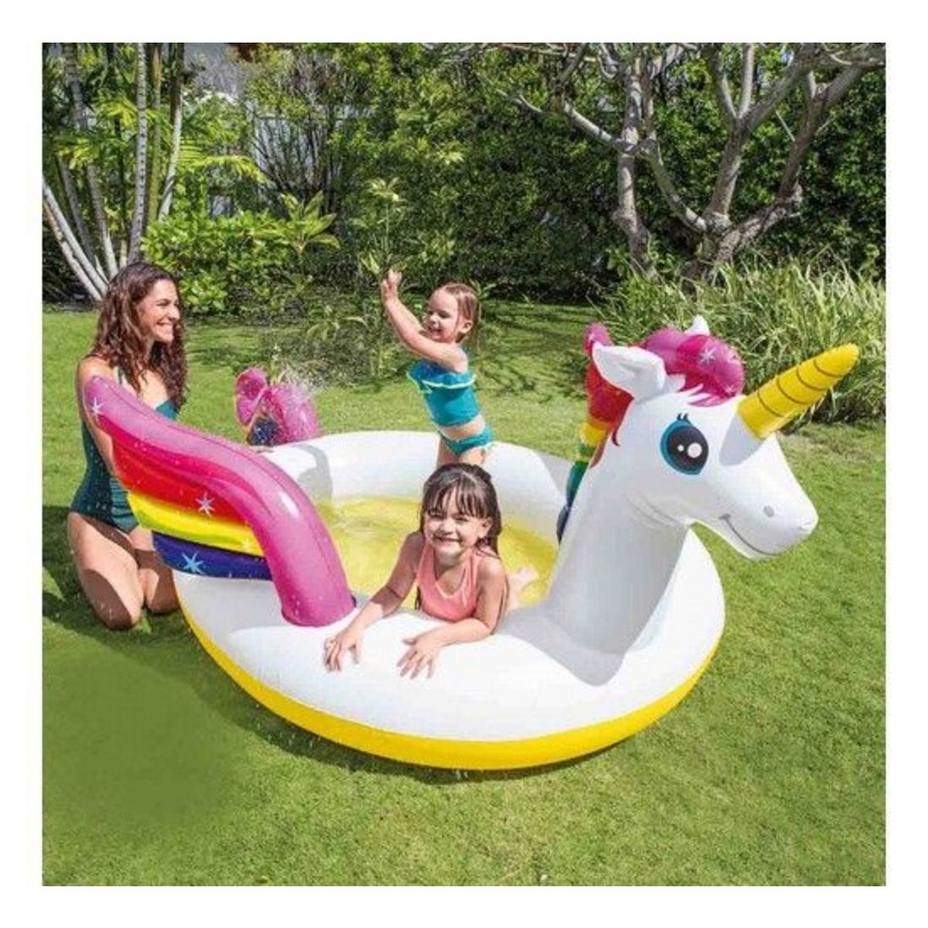 Piscine Pour Enfants Licorne Gonflable INTEX 272 x 193 x 104 cm