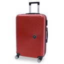 TEC TAKE Valise Moyenne Rouge en ABS  62 x 42 x 26 cm