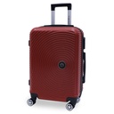 TEC TAKE Petite Valise Rouge Bordeaux en ABS 52 x 35 x 22 cm