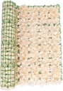 Mur de Fleurs Artificielles en Saumon – Rouleau de 3x1 mètre en Plastique 