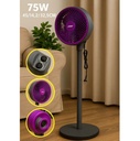 Ventilateur sur Pied Violet Moxie Air FS-25H 3 Vitesses Oscillant
