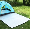 Tapis De Couchage 2 m x 2 m Pour Tente De Camping ou Plage Double Face Imperméable 2 m x 2 m