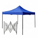 Tente Tonnelle Pliante 3,00 m x 3,00 m x 2,50 m (L x l x H) Haute Qualité 14,5 KG-Bleu