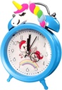 Horloge Réveil avec Alarme Mécanique Motif Dessin Animé pour Enfant-Motif 4