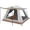 Tente Automatique Professionnel 6 Places 2,20 m x 2,20 m x 1,60 m-Gris clair 