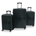 TEC TAKE VALISE Serie De 3 Valises Abs Modèle 1-Bleu Pétrole