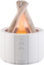 Diffuseur d’Huiles Essentielles Effet Flamme Bois Blanc 250 ml