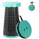 Tabouret Télescopique Pliant Vert Portable