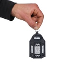 Mini Fanous Lumineux avec Lampe Guirlande Motif Ramadan Karim-Noir