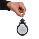 Mini Fanous Lumineux avec Lampe Guirlande Motif Ramadan Karim-Noir