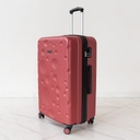 Grande Valise Valora Rouge En ABS Incassable 
