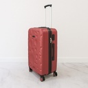 Moyenne Valise Valora Rouge En ABS Incassable 