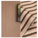 Papier peint Motif tube Bois Marron foncé 0,53 X 9,5 m