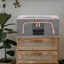 Boîte De Rangement Pliable Pour Linge De Maison Model 2 24L-Gris