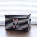 Boîte de Rangement Pliable 38 x 25 x 25 CM-Blanc