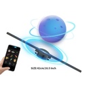 Ventilateur Holographique 3D Publicitaire – Affichage LED 42 cm, Effets 3D Réalistes, Wi-Fi, Compatible Windows Android iOS