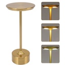 Lampe de Table Rechargeable Sans Fil Doré  Avec Tactile – Style Rétro et Moderne 