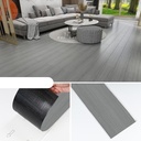 Pack de 36 Plaques PVC Autocollantes Pour Sol – Effet Bois GrisFoncé – 91,44 × 15,24 cm – Modèle HM3013 – 5,03 m²