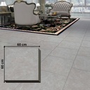 Pack de 28 Carreaux PVC Autocollants pour Sol – 60 × 60 cm – Grège Finition Mate - Modèle 7711 - 10,08 m²