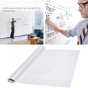 Papier Adhésif Blanc Effaçable Pour Tableau  Multifonctionnel 44 × 300 cm