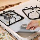 Pack de 4 Couvertures de protection de cuisinière à gaz-Gris