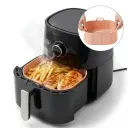 Moule en Silicone Carré Réutilisable Pour Air Fryer - Saumon -  21 x 5 cm