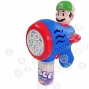 Pistolet à Bulles Avec Réservoir De Savon Pour Enfant 3 ans+ – Motif Super Mario