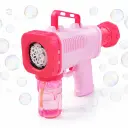 Pistolet à Bulles Avec Réservoir De Savon Pour Enfant 3 ans+ – Rose