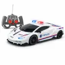 Voiture de Police Télécommandée RC 1:16 – Peace Keepers YU TAI – Rechargeable - 6 ans +