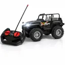Voiture Télécommandée Rechargeable Tout-Terrain 4WD X-treme – Monster Truck Noir – Enfant 3 ans+ 