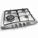 FLORENCE Plaque de Cuisson Encastrable  – 4 Feux Gaz – Inox - Modèle FH-6032SE
