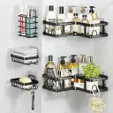 Étagère Murale Salle de Bain Sans Perçage – Organisateur Multifonction