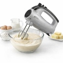 PROVA Batteur à Main – 150W, 7 Vitesses, Fonction Turbo - Gris