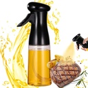 Vaporisateur Huile et Vinaigre Spray 210 ML Noir 22.5 x6 Cm
