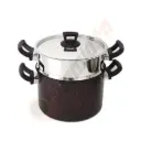 Couscoussier Granit 6L/22 cm Hascevher-Noir rouge